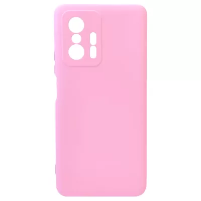 Чехол Xiaomi 11T/11T Pro Silicone Case Logo (Розовый(11))