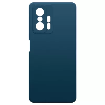 Чехол Xiaomi 11T/11T Pro Silicone Case Logo (Темно-синий(8))