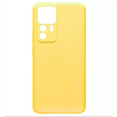 Чехол Xiaomi 12T/12T Pro Silicone Case Logo (Желтый(20))