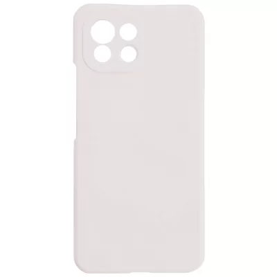 Чехол Xiaomi Mi 11 Lite Silicone Case Logo (Белый(9))