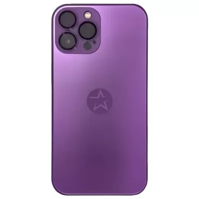 Чехол для iPhone 13 Pro MAX AG Gless case MagSafe (Dark purple)