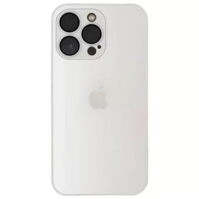 Чехол для iPhone 14 Pro Max AG Gless case MagSafe (Silver)