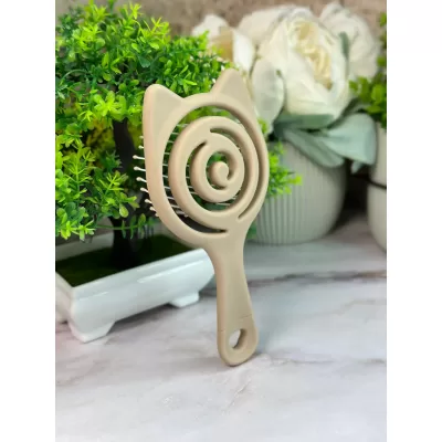 Расческа «Cat spiral», beige