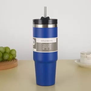 Термокружка "Training", dark blue (890ml)