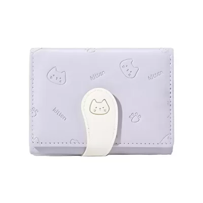 Мини-кошелек "Kitten" фиолетовый №878-F164