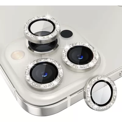 Защитное стекло KEEPHONE MARIA CAMERA LENS IP 16P/16PM SPL009 White Titanium