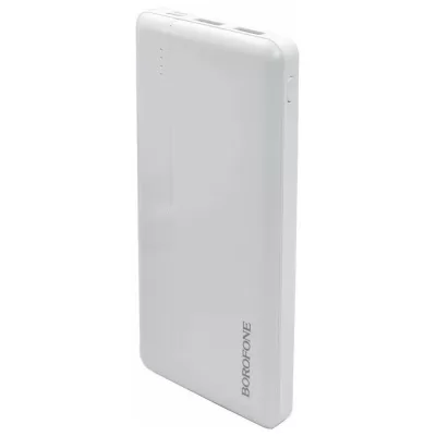 Внешний АКБ Borofone 10000mAh BJ24А, 2USB, 1Type-C, Белый