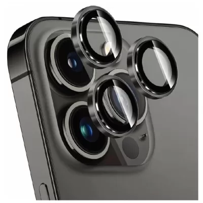 Защитное стекло KEEPHONE 3D SPIRAL CAMERA LENS IP 13 mini/13 SPL010 Black