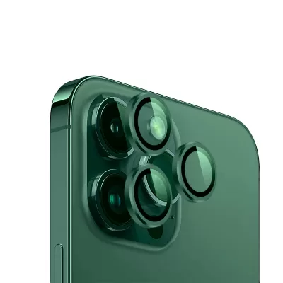 Защитное стекло KEEPHONE 3D SPIRAL CAMERA LENS IP 13 mini/13 SPL010 Green