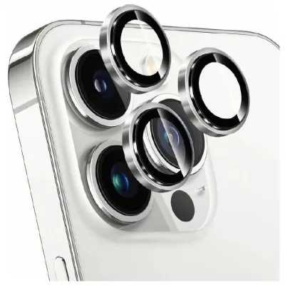 Защитное стекло KEEPHONE 3D SPIRAL CAMERA LENS IP 13 Pro/13 Pro Max SPL010 Silver