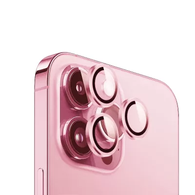 Защитное стекло KEEPHONE 3D SPIRAL CAMERA LENS IP 13 mini/13 SPL010 Pink