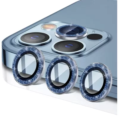 Защитное стекло KEEPHONE MARIA CAMERA LENS IP 16/16Plus SPL009 Blue