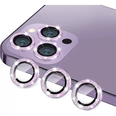 Защитное стекло KEEPHONE MARIA CAMERA LENS IP 16/16Plus SPL009 Pink