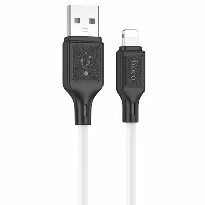 Кабель USB/Lightning Hoco X90 (1м), силикон, белый