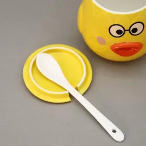 Кружка «Cutie duckling, glasses», yellow (400 ml)