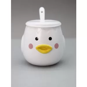 Кружка «Cutie duckling, serious», white (400 ml)