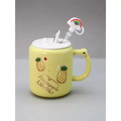 Кружка «Lovely pineapple», yellow