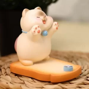 Подставка под телефон/планшет «Sleepy cat», white