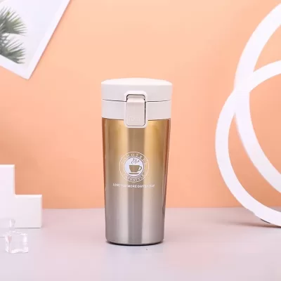 Термокружка "Classic taste", gold (380 ml)