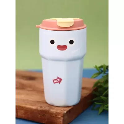 Термокружка «Funny face», yellow (450 мл)