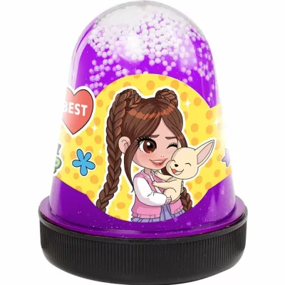 Игрушка «Slime» - слайм с товарным знаком SLIME, Милана Хаметова фиолетовй капсула 130 г