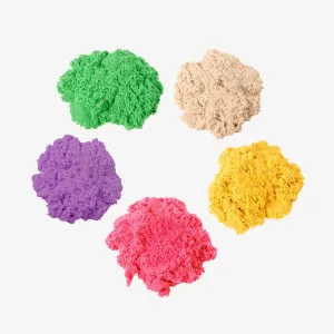 Игрушка кинетический песок "Волшебный песок", микс 5 цветов, 750 гр.