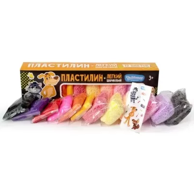 Игрушка : легкий пластилин с товарным знаком "ЛЕПИ ЛЕГКО" Простоквашино 12