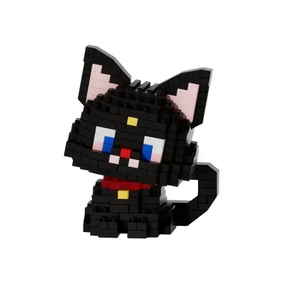 Конструктор 3D Черный кот 344 детали