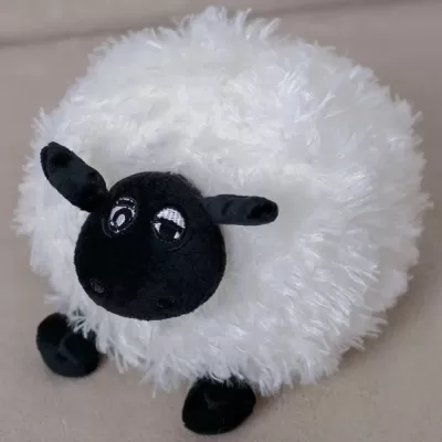 Мягкая игрушка барашек мягконабивной 25см