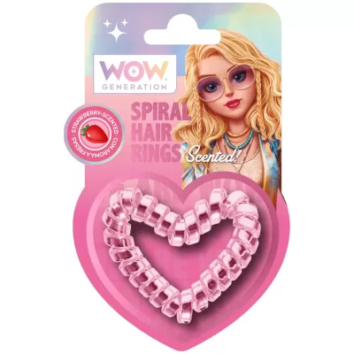 WOW Ароматизированная резинка для волос розовая WOW00091
