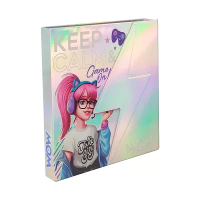 WOW Блокнот с набором стикеров розовый WOW00074