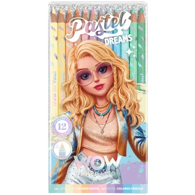 WOW Набор из 12 цветных карандашей, Pastel WOW00077