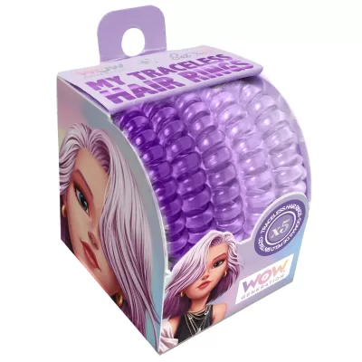 WOW Набор из 5ти резинок для волос сиреневый WOW00092v