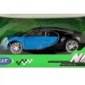 Машинка WELLY 1:24 Bugatti Chiron, синий