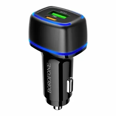 АЗУ Borofone BZ14A USB + Type-C PD20W + QC3.0, черный