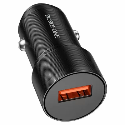 АЗУ Borofone BZ19A 1xUSB 18W DC12-24, черный