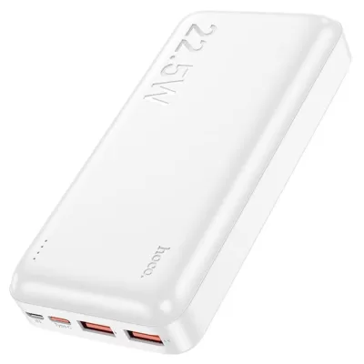 Внешний АКБ Hoco J101A 20000mAh 2USB, 1 Type-C, 20W PD+QC.0, белый