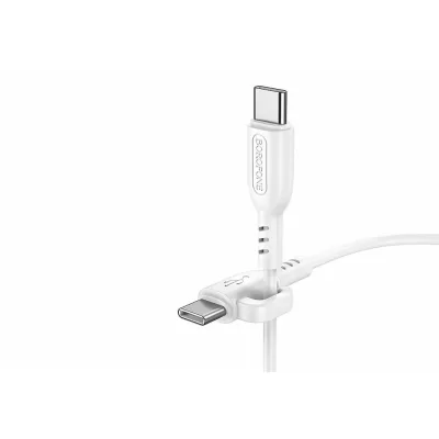 Кабель Type-C/Type-C Borofone BX91 60W 1м, белый