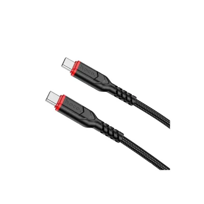 Кабель Type-C/Type-C Hoco X59 60W (1м) черный