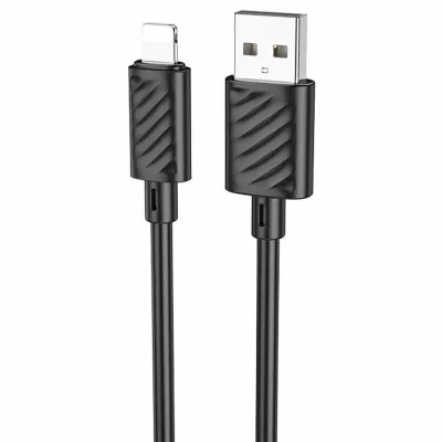 Кабель USB/Lightning Hoco X88 (1м), черный