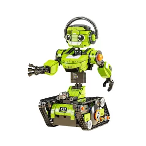 Конструктор Робот-трансформер на пульте управления 3в1 856 деталей