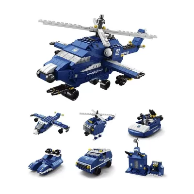 Конструктор лего Вертолет 6в1 , 1000 деталей