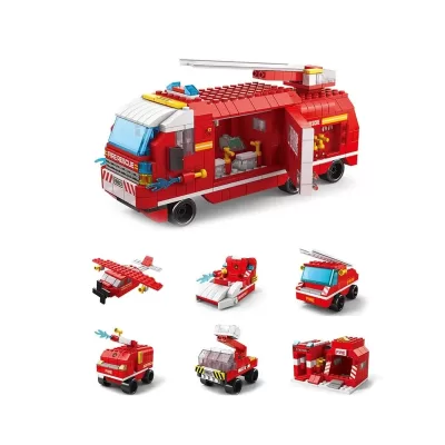 Конструктор лего Служба спасения 6в1, 1000 деталей
