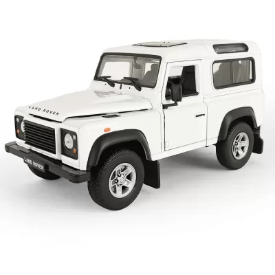 Машинка WELLY 1:24 Land Rover Defender I, белый
