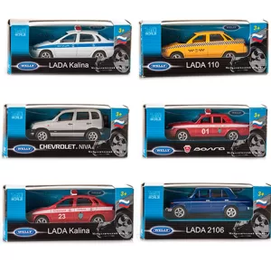 Машинка WELLY 1:60, в асс., набор 23RUS, дисплей-бокс 24 шт.
