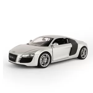 Машинка WELLY 1:24 Audi R8 Coupe, серебристый