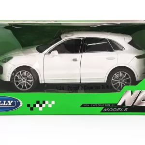 Машинка WELLY 1:24 Porsche Cayenne Turbo, белый