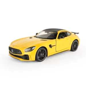 Машинка WELLY 1:24 Mercedes-Benz AMG GT R, желтый