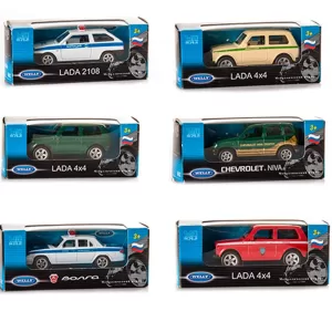 Машинка WELLY 1:60, в асс., набор 23RUS, дисплей-бокс 24 шт.