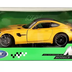 Машинка WELLY 1:24 Mercedes-Benz AMG GT R, желтый